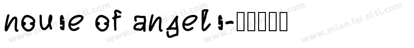 nouse of angels字体转换